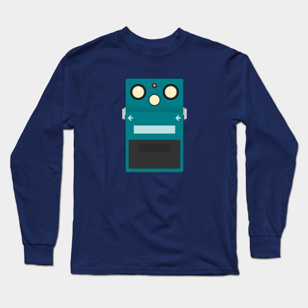 Boss TR-2 Tremelo Guitar Pedal Long Sleeve T-Shirt by d13design